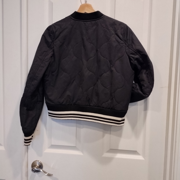 American Eagle Outfitter Reversible Satin Feel Bomber Jacket size Medium - Picture 4 of 8